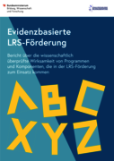 Evidenzbasierte LRS-Förderung Evidenzbasierte LRS-Förderung